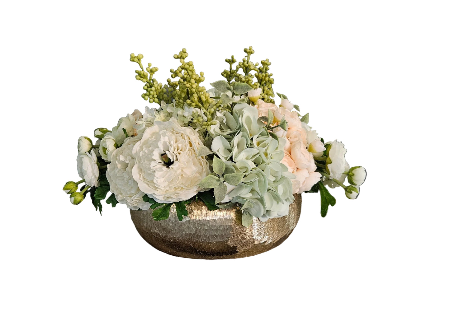 Low Centerpiece With Lilacs