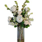 Fresh Look Arrangement in Tall Glass Cylinder