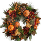 Orange Pumpkin Wreath