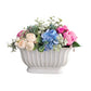 Oblong Sit Around with Fuschia Roses