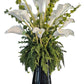 Calla Lily and Bells of Ireland Arrangement