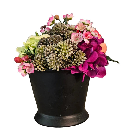 Colorful Sit Around In Black Container