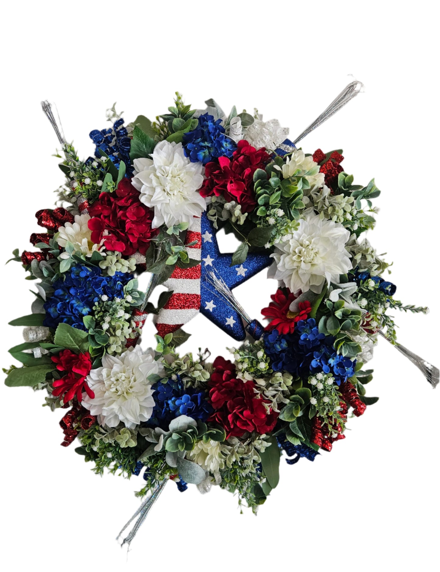 Star Patriotic Wreath