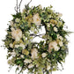 Everyday Wreath with Peonies and Hops