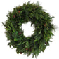 24" Mixed Pine Wreath