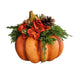Dark Orange Pumpkin Arrangement