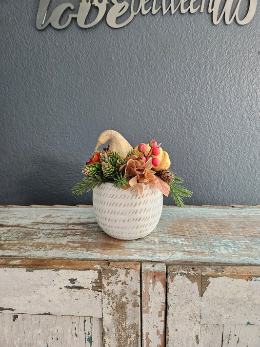 Fall Sit Around With Gourd