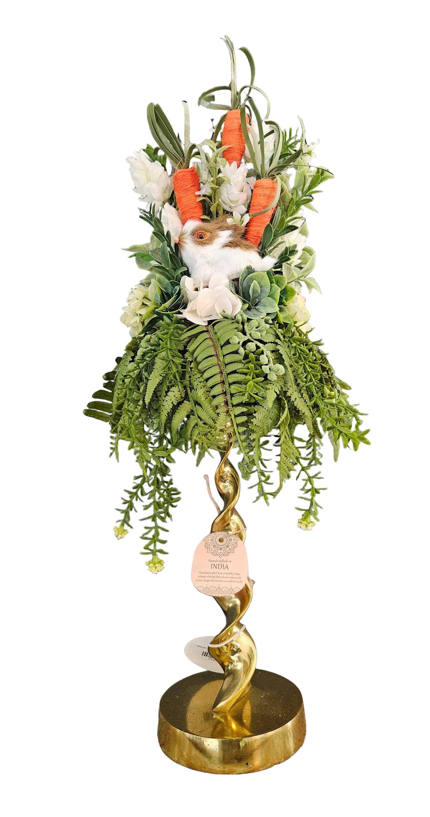 Easter Candle Topper with Hops Blooms