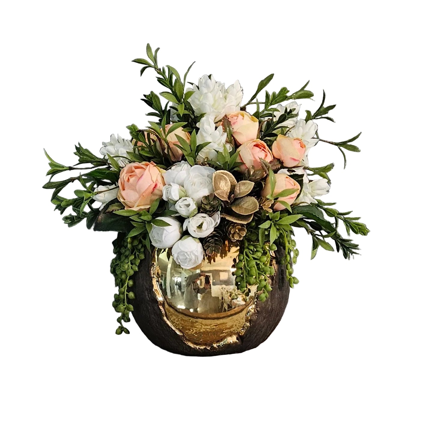 Peach Rose Arrangement