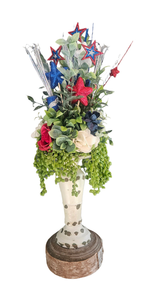 Firecrackers & Stars Candle Topper