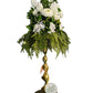 Ranunculus and Hops Candle Topper