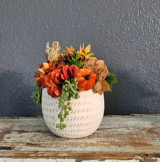 Fall Sit Around With Orange Berries