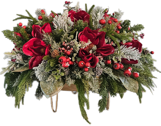 Frosted Magnolia Centerpiece