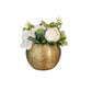 Sit Around In Gold Ribbed Container