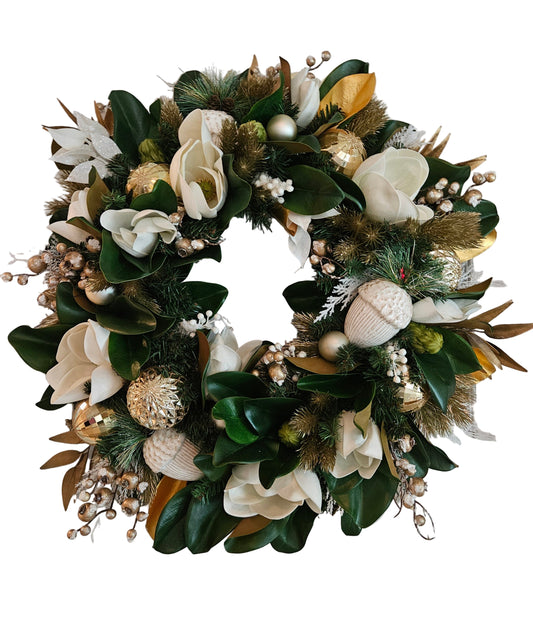 Magnolia Winter Wreath