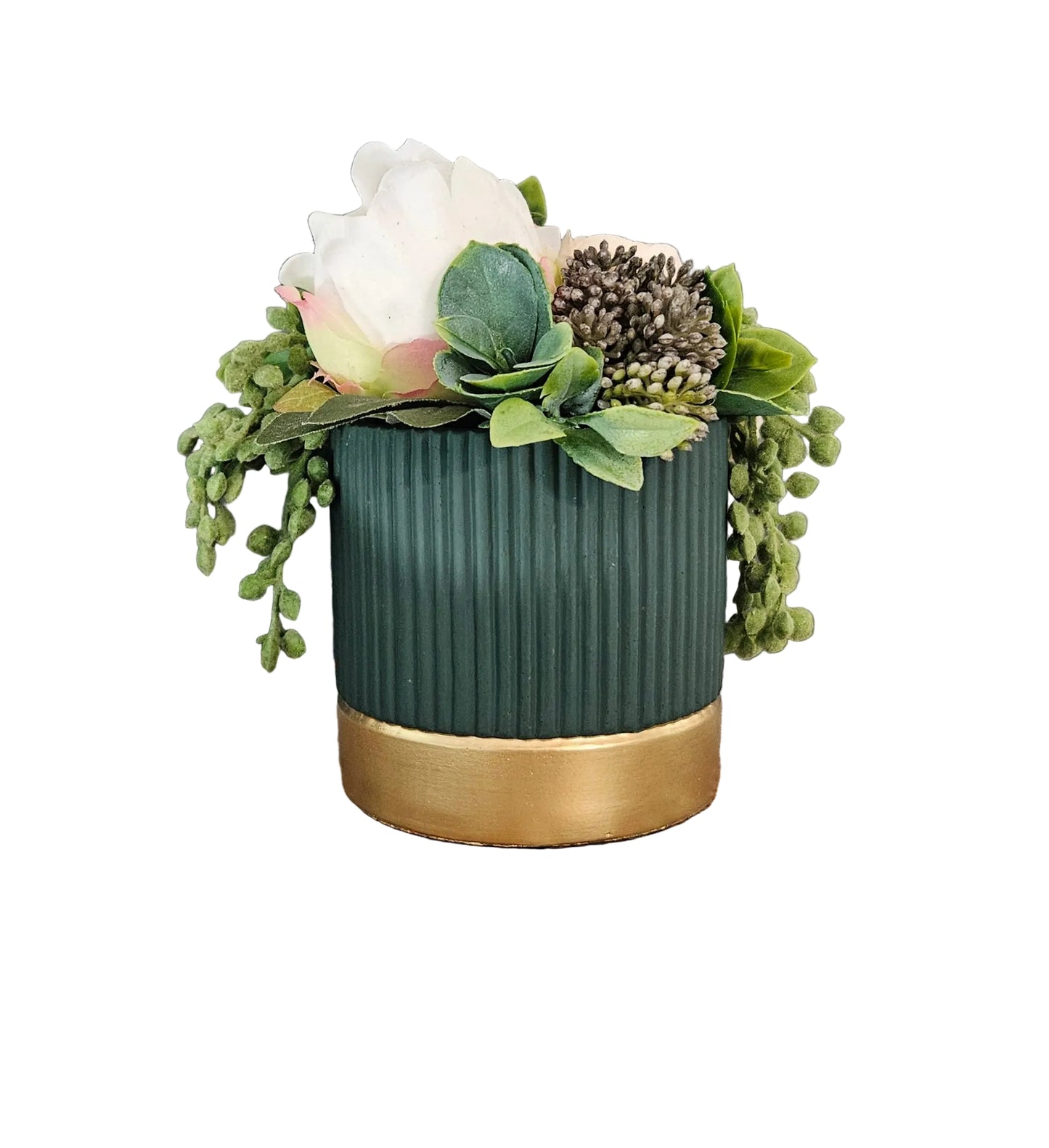 Sit Around In Green/Gold Container