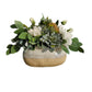 Gardenia & Eucalyptus Oblong Arrangement