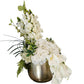 Asymmetrical Arrangement with Snapdragons and Calla Lilys
