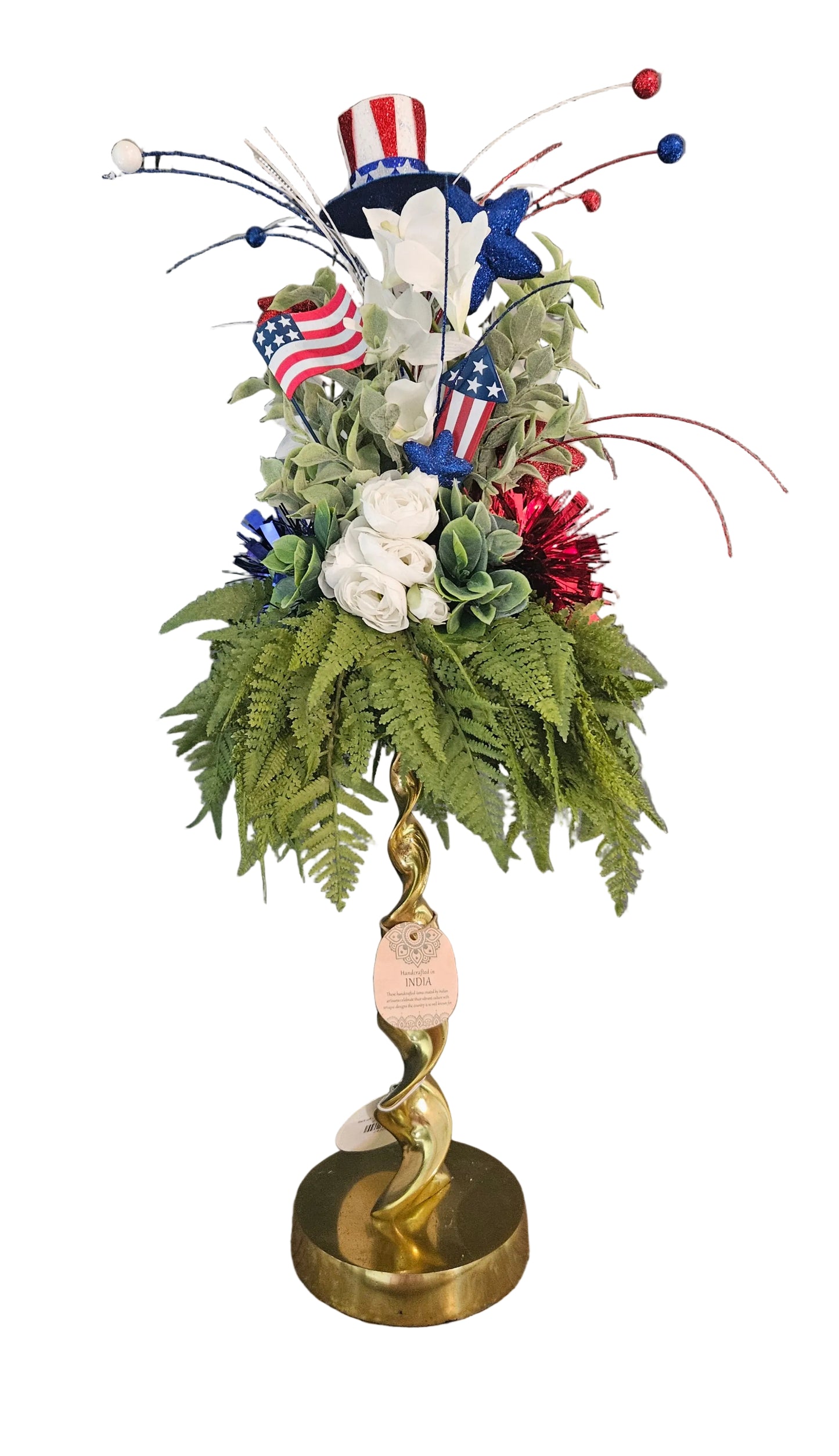 Patriotic Hat Candle Topper