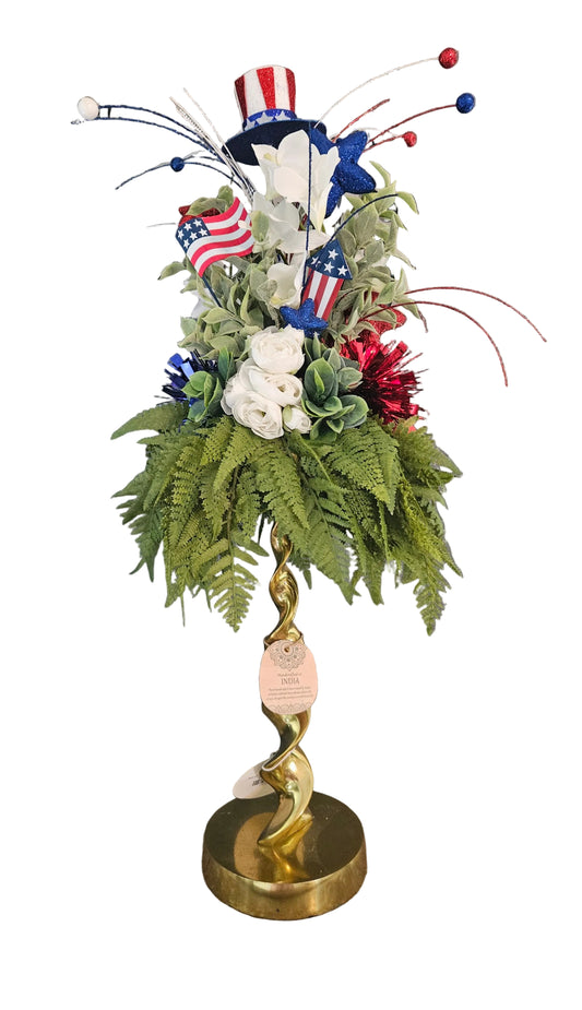 Patriotic Hat Candle Topper
