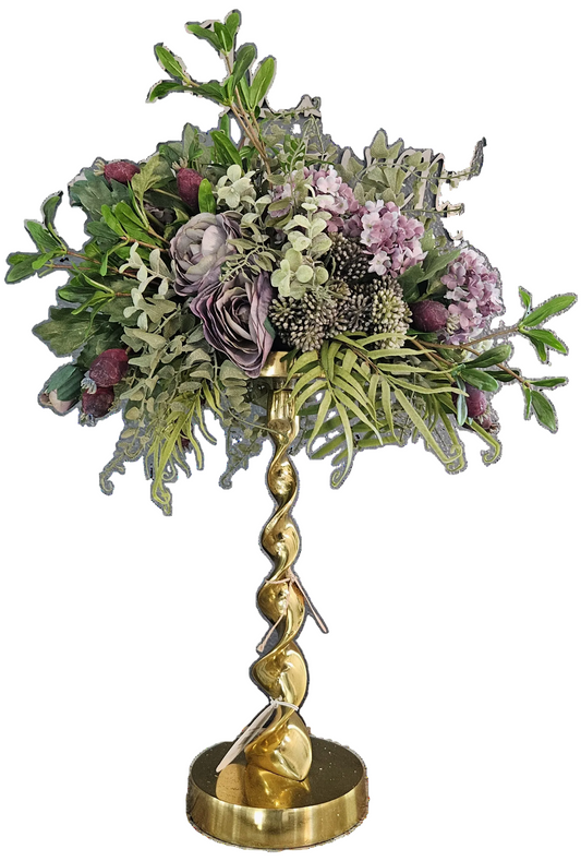 Dusty Purple Candle Topper