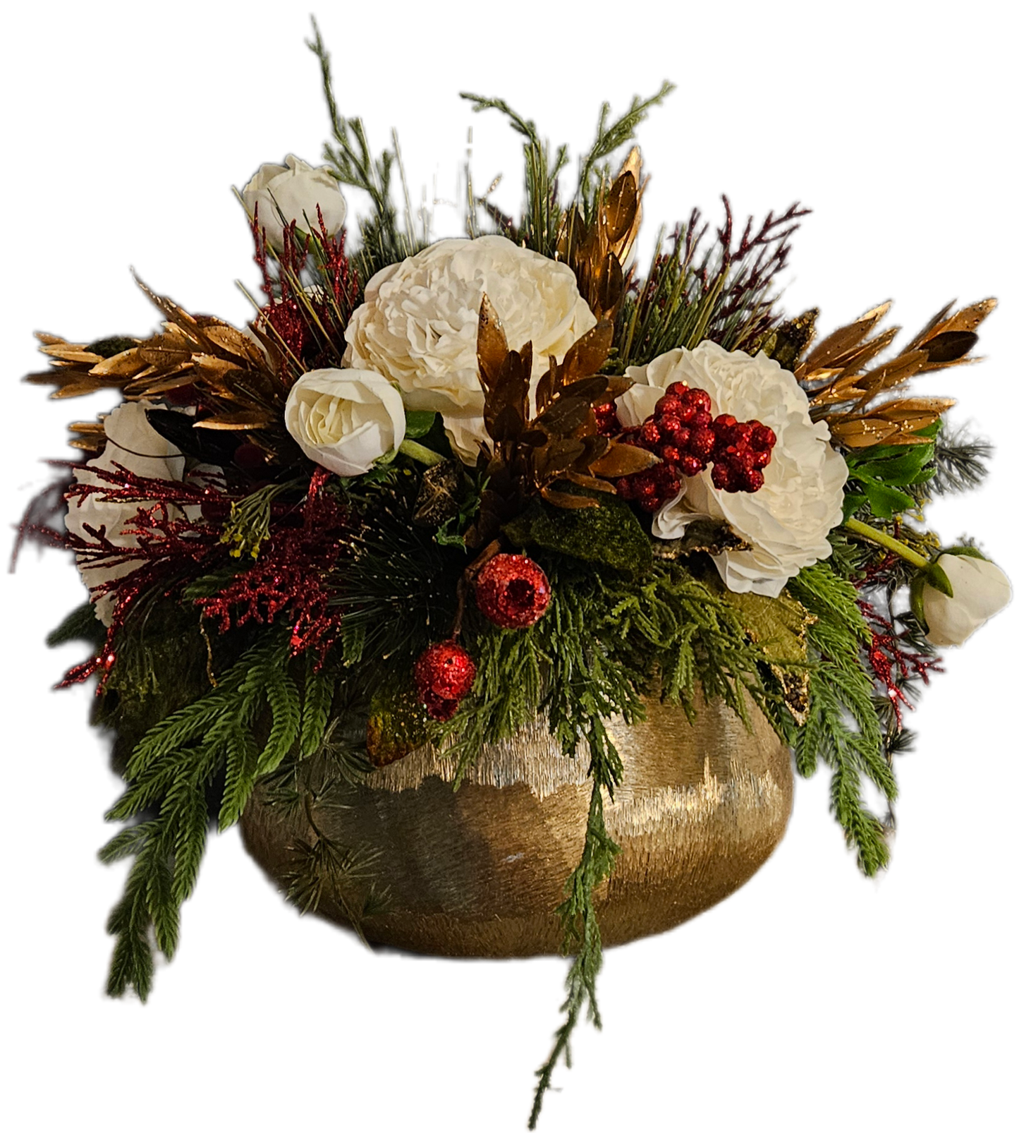 Real Touch Ranunculus Centerpiece