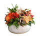 Fall Centerpiece in Ceramic Container