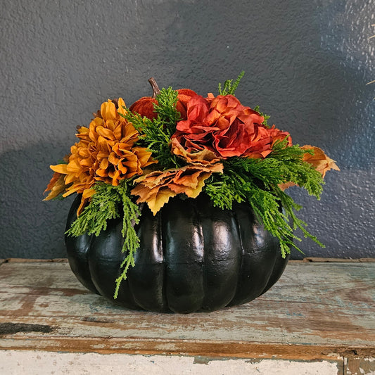 Black Pumpkin Arrangement