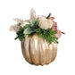 7" Gold Pumpkin Arrangement