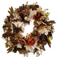 Chocolate & Cream Fall Wreath
