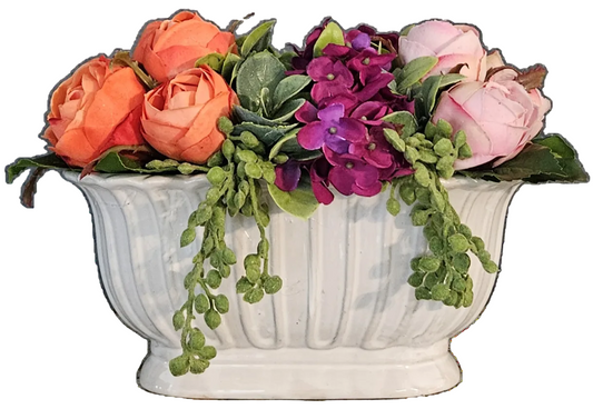 Oblong Rose Sit Around