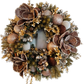 Taupe Magnolia Christmas Wreath