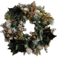 Olive Green Poinsettias Wreath