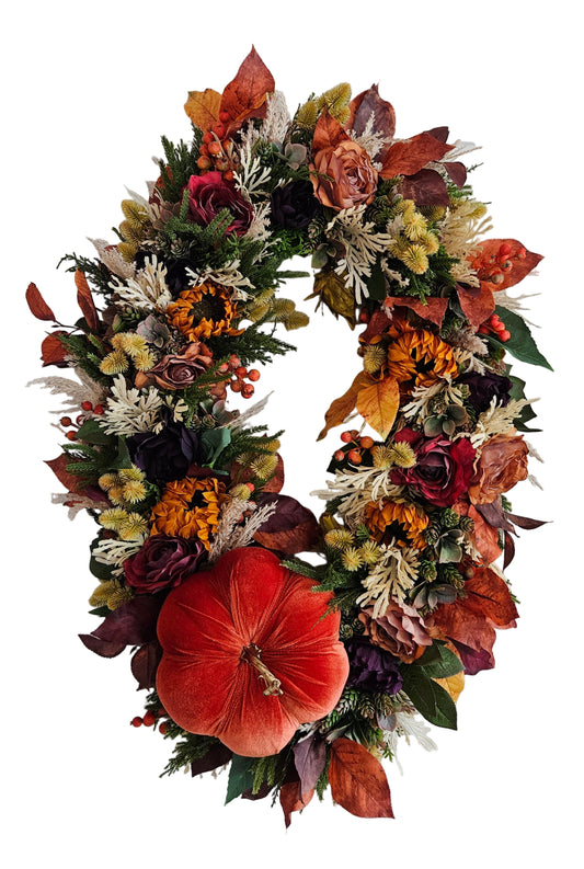 Oval Fall Wreath