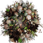 Chocolate Poinsettia Wreath