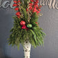 Red&Green Candle Topper