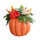 7" tall Orange Pumpkin Arrangement