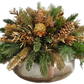 Holiday Gold Centerpiece