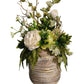 Ranunculus & Gold Branch Arrangement
