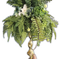 Lilac Candle Topper with Fern