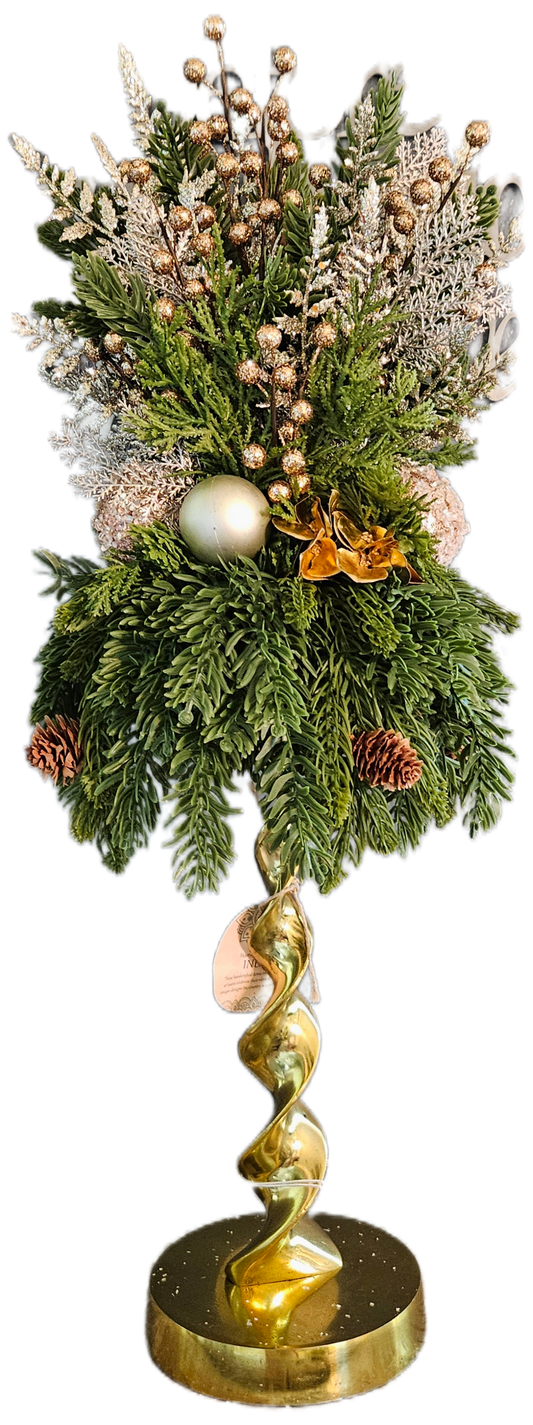 Assorted Metals Candle Topper