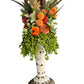 Fall Candle Topper with Orange Buds