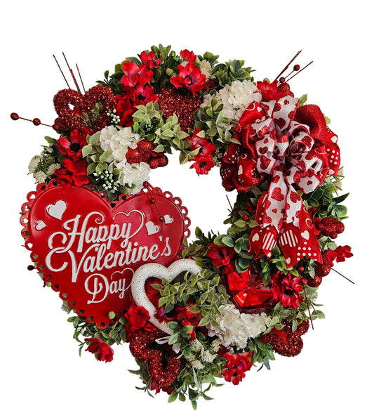 Happy Valentine's Day Wreath