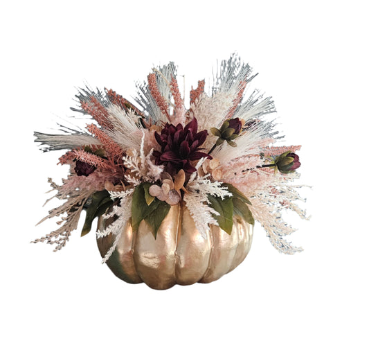 Fall Centerpiece with Assorted Grasses