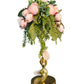 Pink Roses and Fern Candle Topper