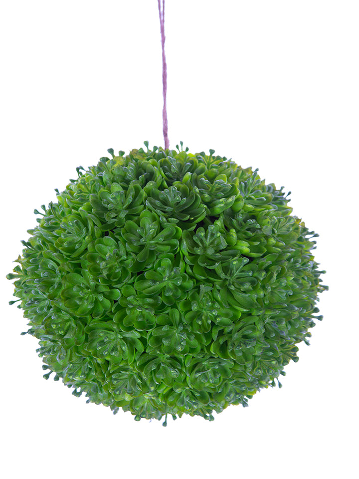 6" Succulent Ball, Green
