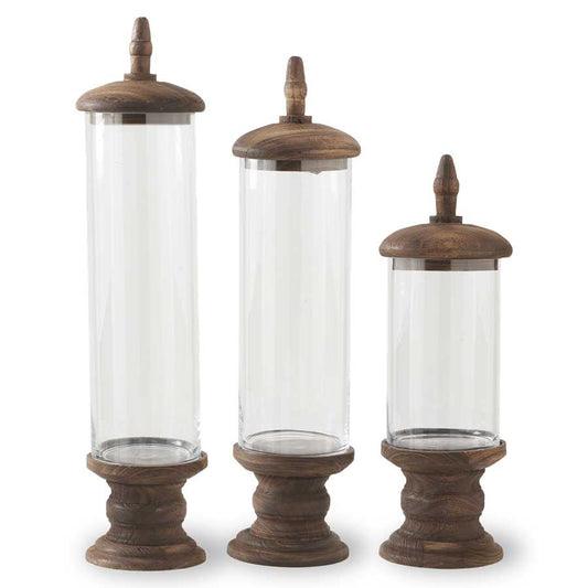 Cylinder Containers, Set of 3
