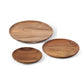 Carved Round Wood Tray (Various Sizes)