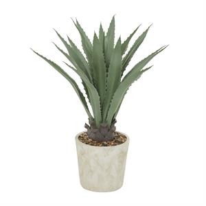 Faux Foliage Agave Potted Plant (Various Sizes)