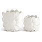 Distressed White Ceramic Daisy Pot (Various Sizes)